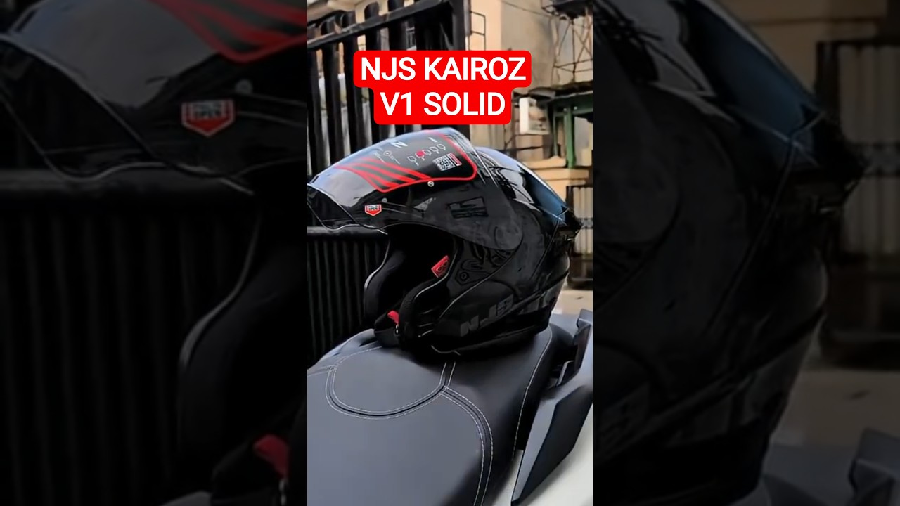 Helm NJS KAIROZ V1 masih berani tampil mewah ganteng