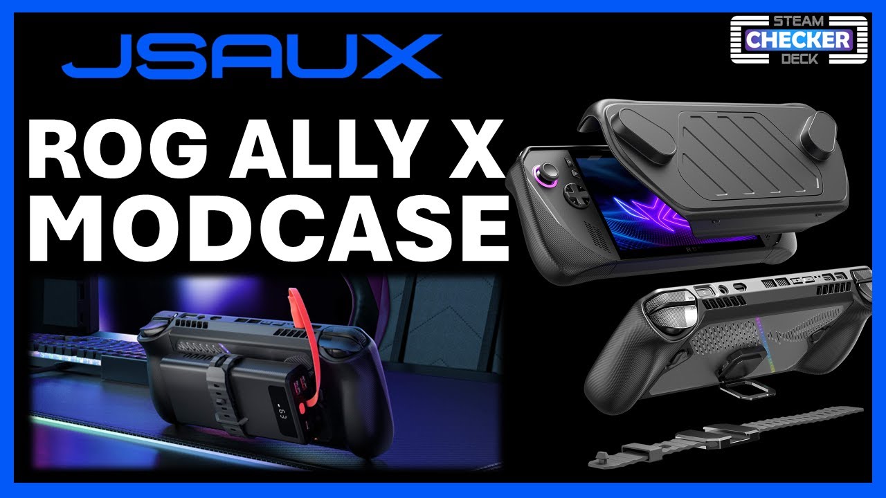 Jsaux Modcase für das ASUS ROG Ally X im Review | Powerbank Kit