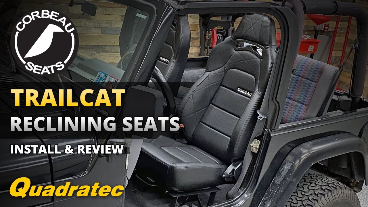 Corbeau Trailcat Front Reclining Seats with Seat Heaters Review & Install for Jeep Wrangler TJ