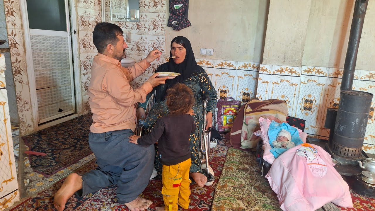 A nomadic woman's resistance to her husband's betrayal after giving birth