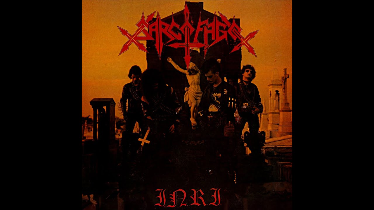 Sarc&oacute;fago &ndash; I.N.R.I. (1987) [Full Album | Brazilian Black / Thrash Metal]