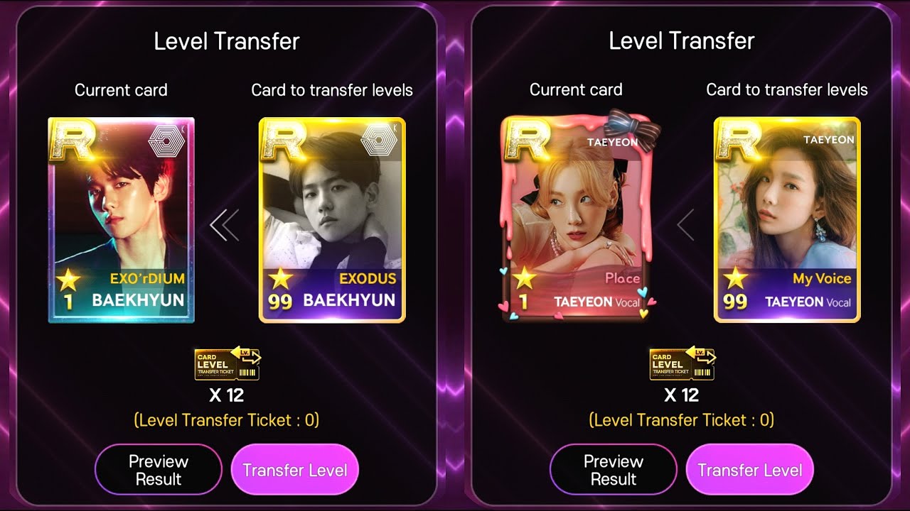 Superstar SMTOWN | Level Transfer Ticket Introduction 🎫 🎟️