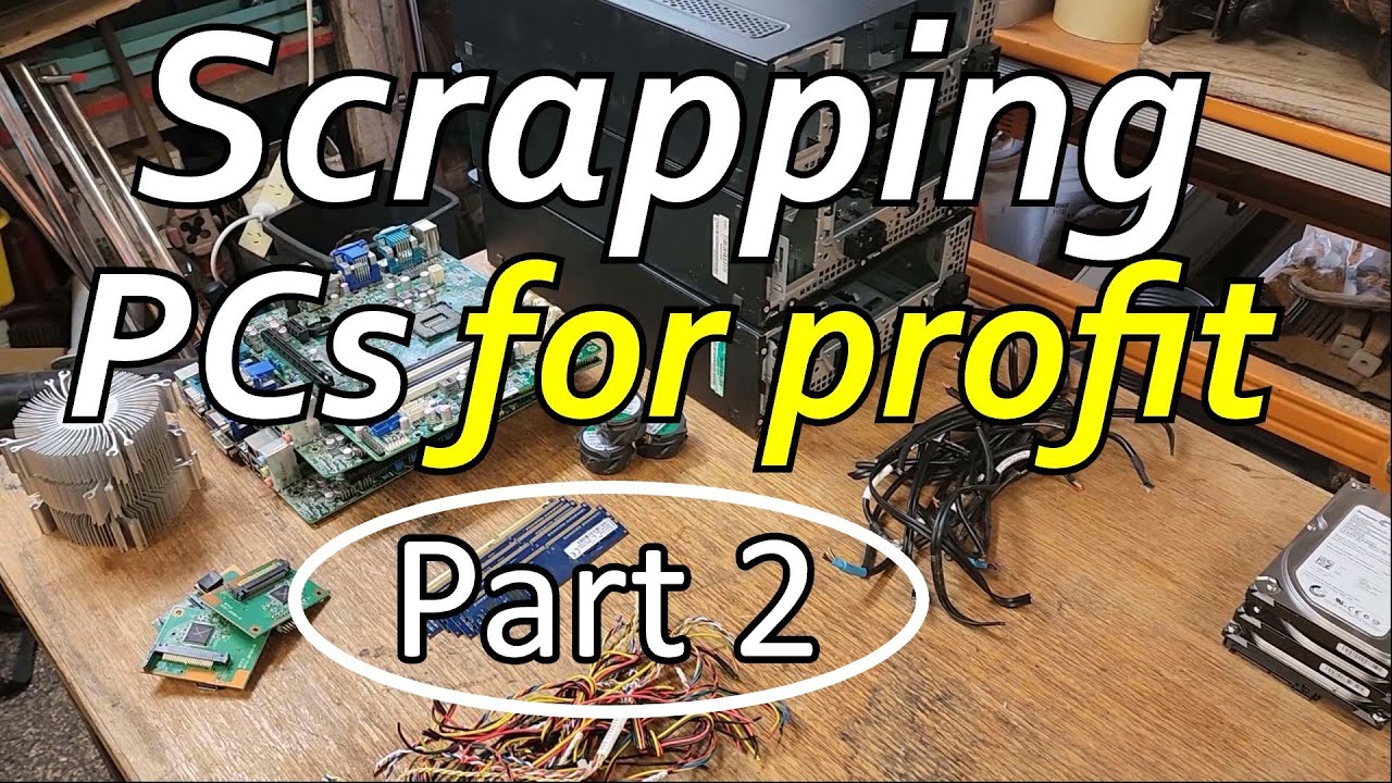Acer Veriton PCs for Ewaste Scrap - Part 2. Ebay Results plus Scrapping the Hard Drives for Magnets.