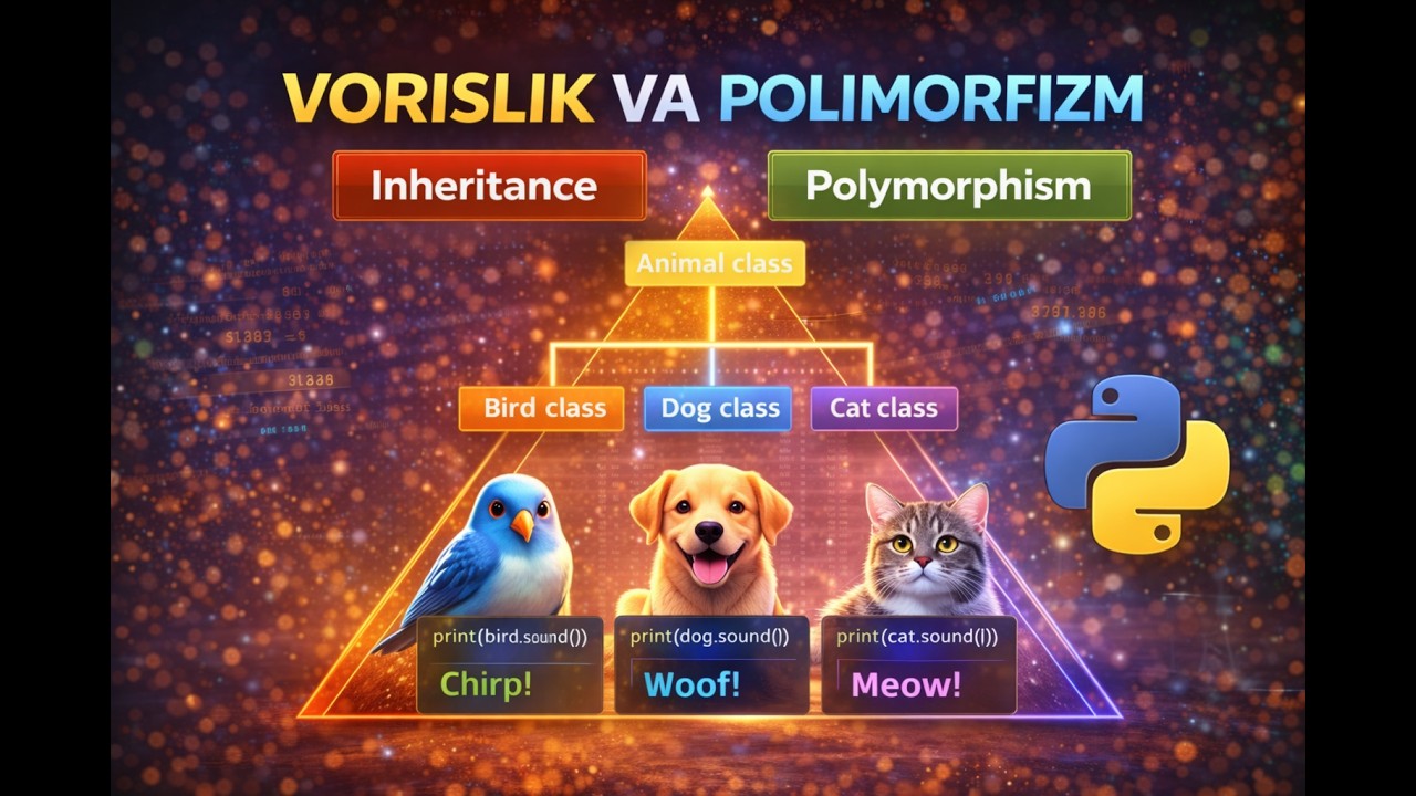 Vorislik va Polimorfizm | Python OOP darsi