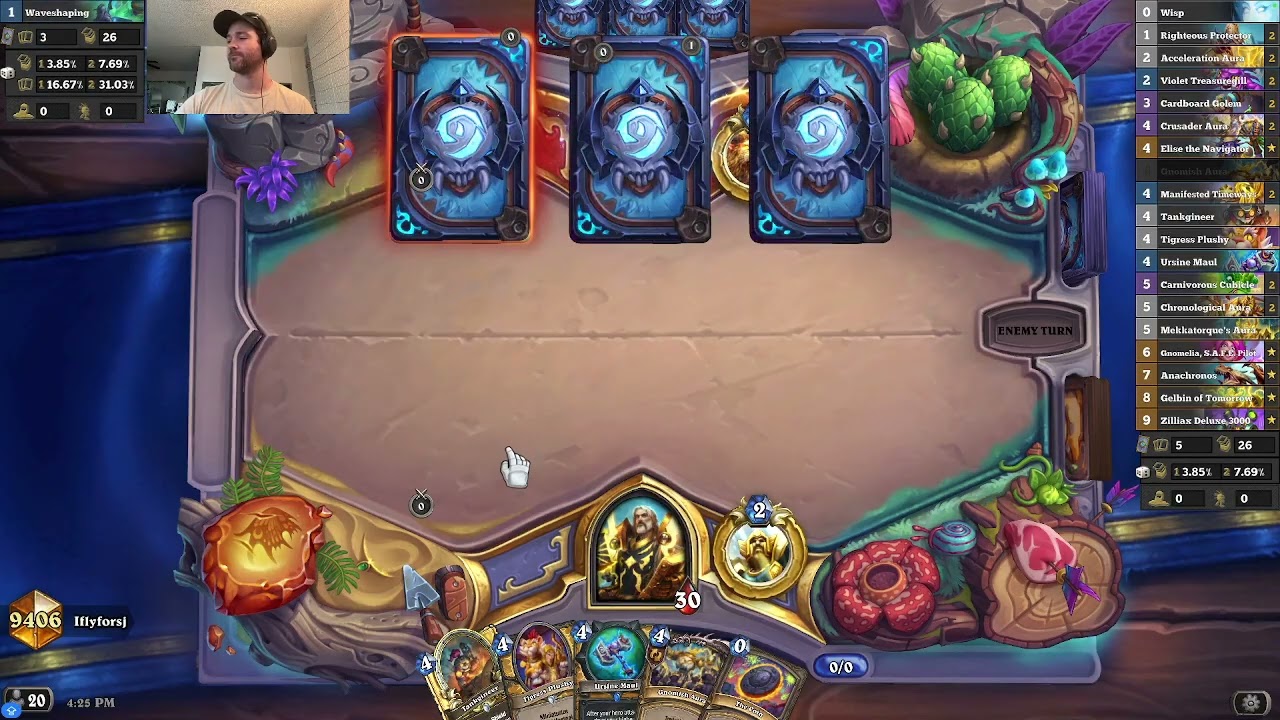 80% WINRATE with Aura Paladin - Hearthstone Legend Rank - Acceleration Aura is INSANE