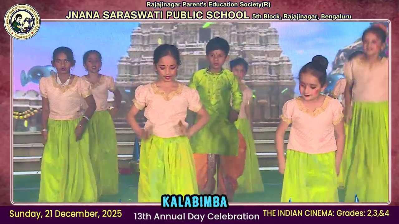 Slot 2 0007 Karagatam Dance | rajajinagar | Rpes Jnana Saraswati Public School |