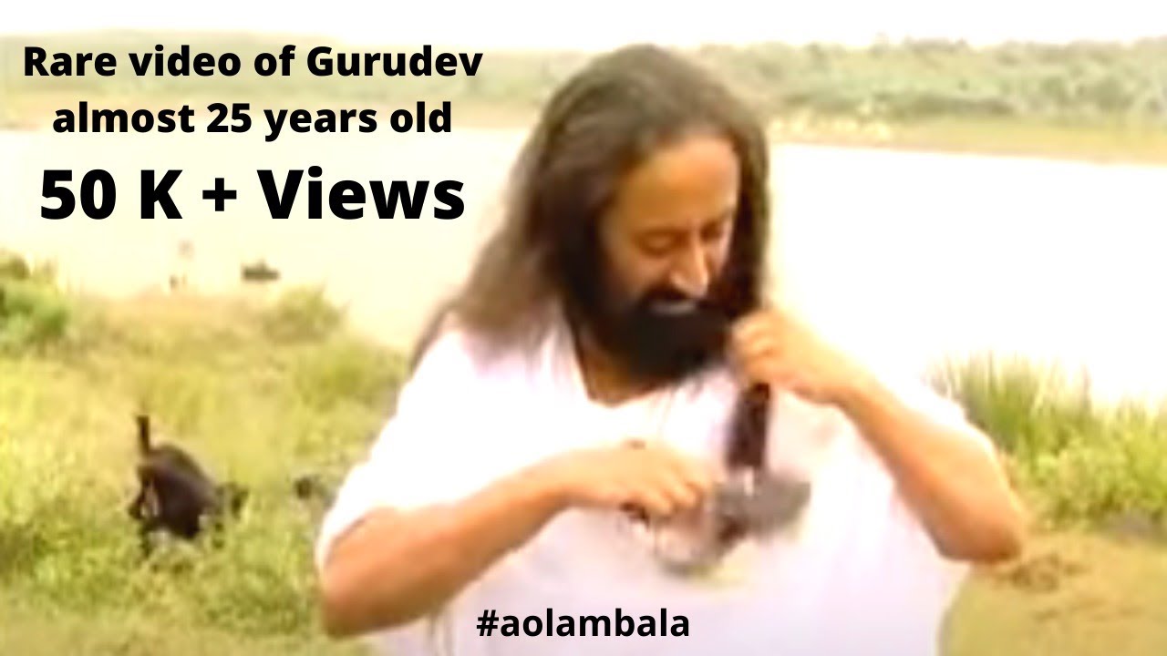 Rare video of Gurudev almost 25 years old