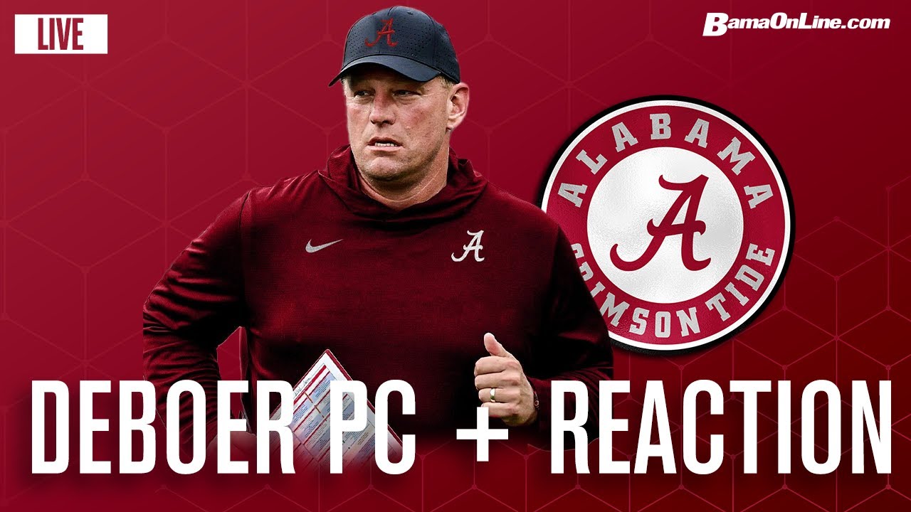 DeBoer introductory press conference + BOL staff reaction | Alabama football, SEC