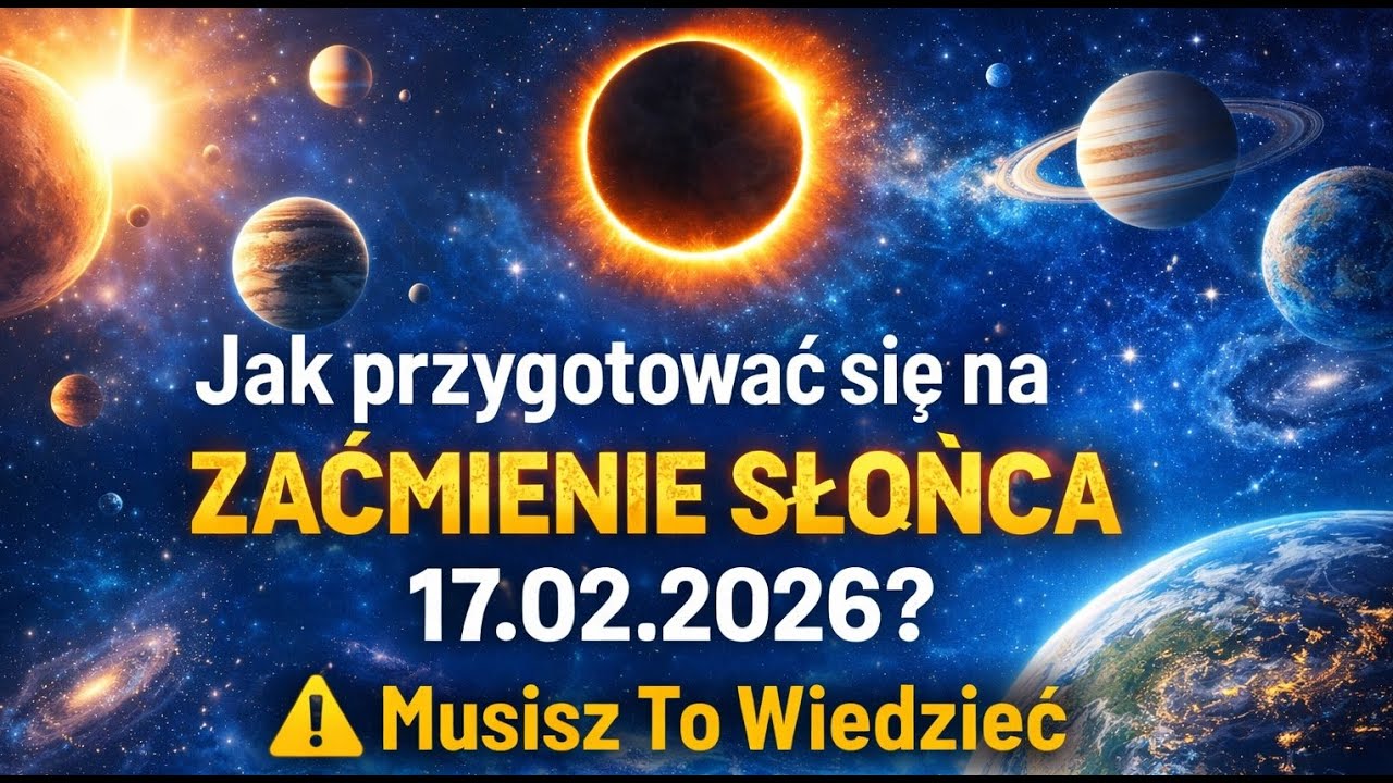 &bdquo;Jak przygotować się na Zaćmienie Słońca 17.022026? Musisz To Wiedzieć&rdquo;
