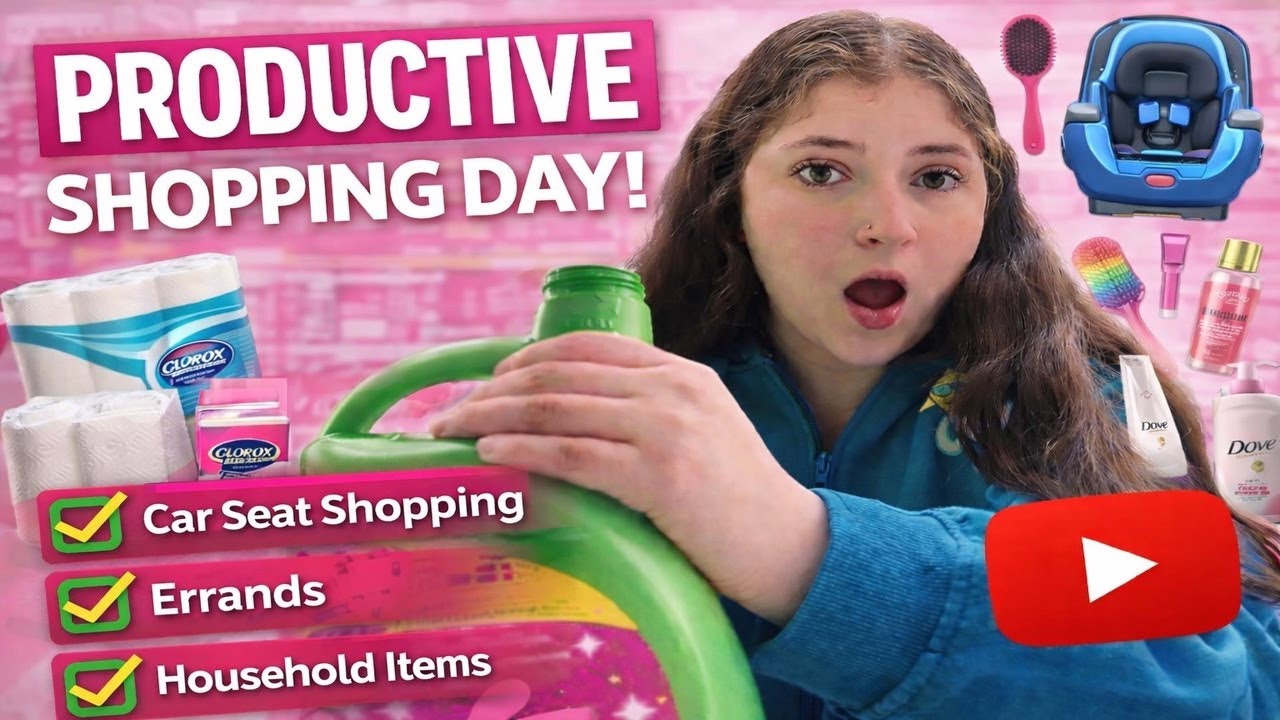 A VERY Productive Shopping Day🛒🛍️| Car Seat, Errands + Home Stuff!