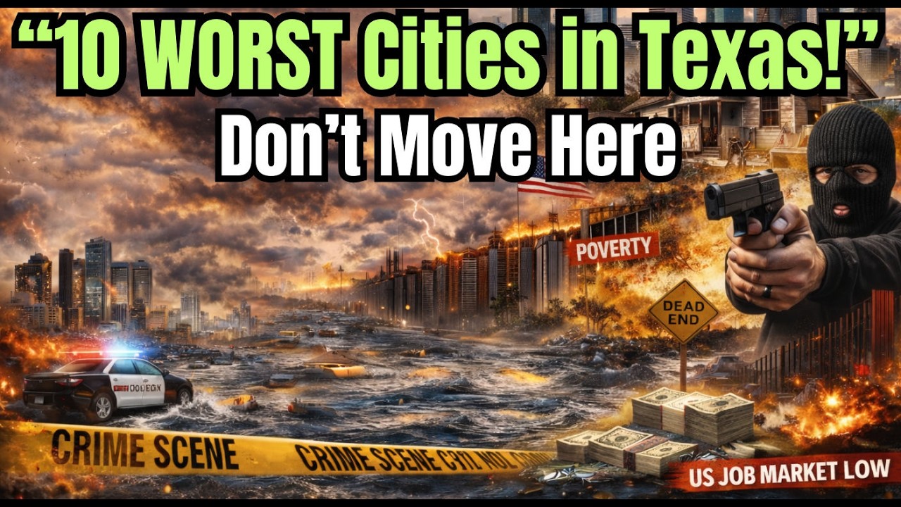 Top 10 Worst Places to Live in Texas – Shocking Reality 2025