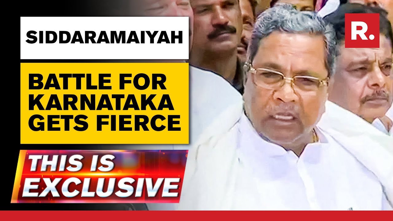 Battle For Karnataka Gets Fierce | Siddaramaiah Interview | This Is Exclusive LIVE