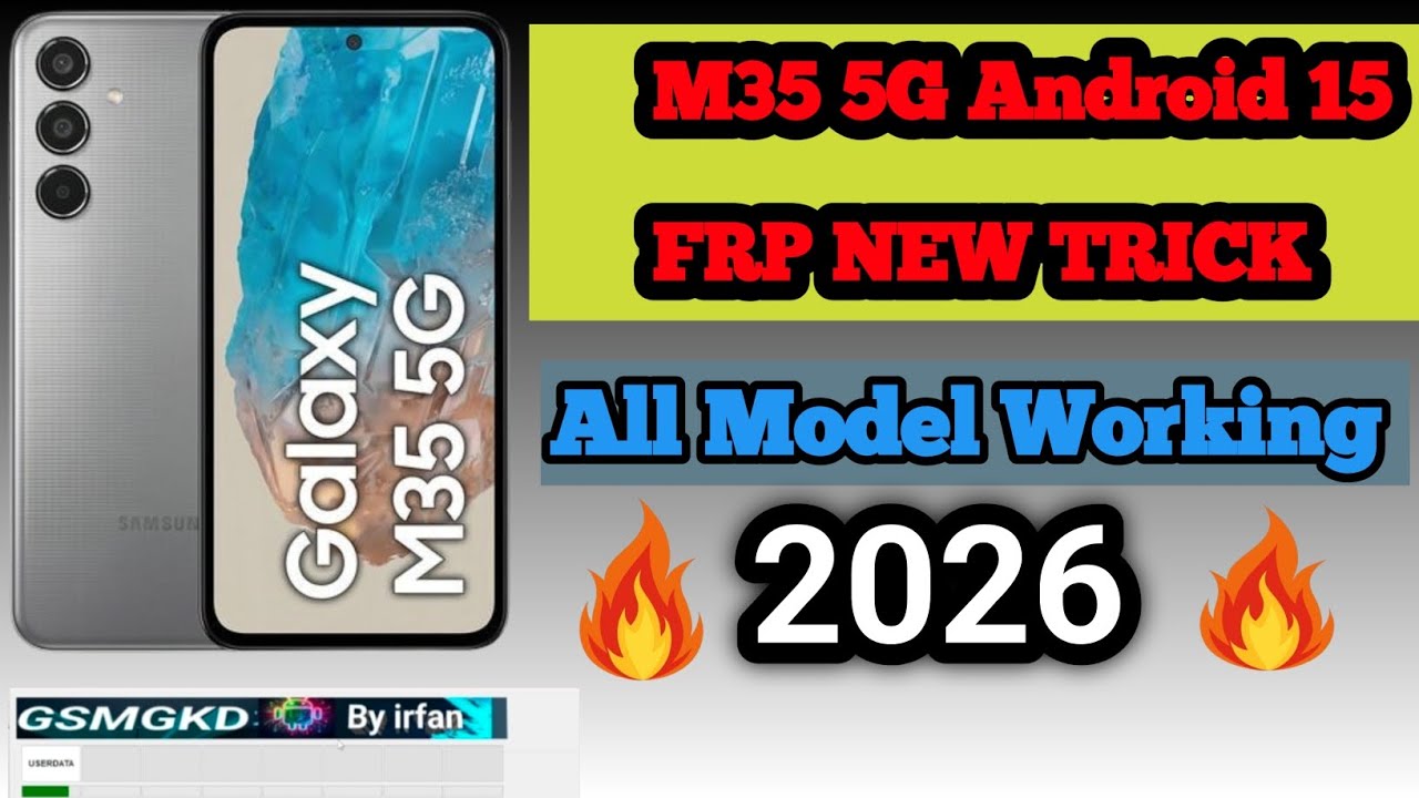 Samsung M35 Frp Remove Android 15/Samsung frp Android 15 To Upgrade 16 New trick 2026 #frpremove 