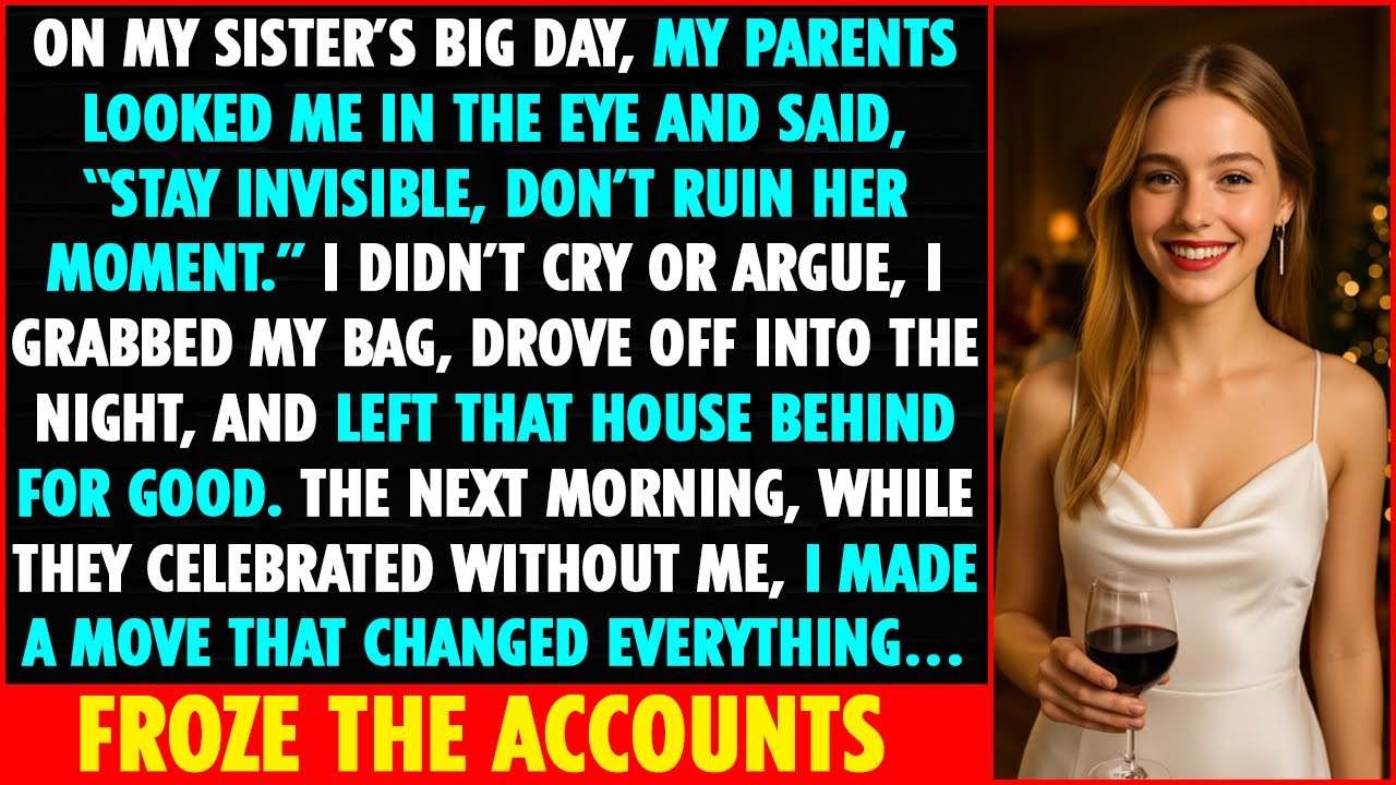 On My Sister&rsquo;s Big Day, My Parents Told Me To Stay Invisible &mdash; So I Vanished From Their Lives