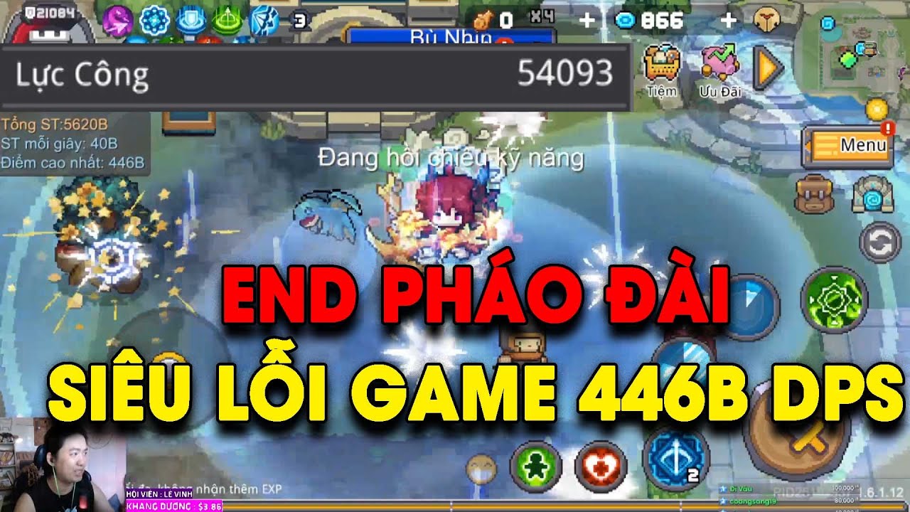 End Build PHÁO ĐÀI SIÊU LỖI 470B DPS 54.000 Lực Công | SS2 Soul Knight Prequel #KIYOSHI