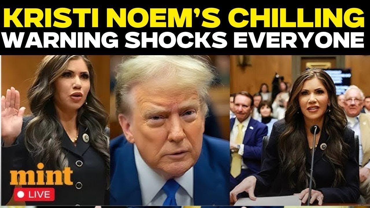 Live: Home Secretary Kristi Noem Makes Announcement Regarding Border Wall | Donald Trump