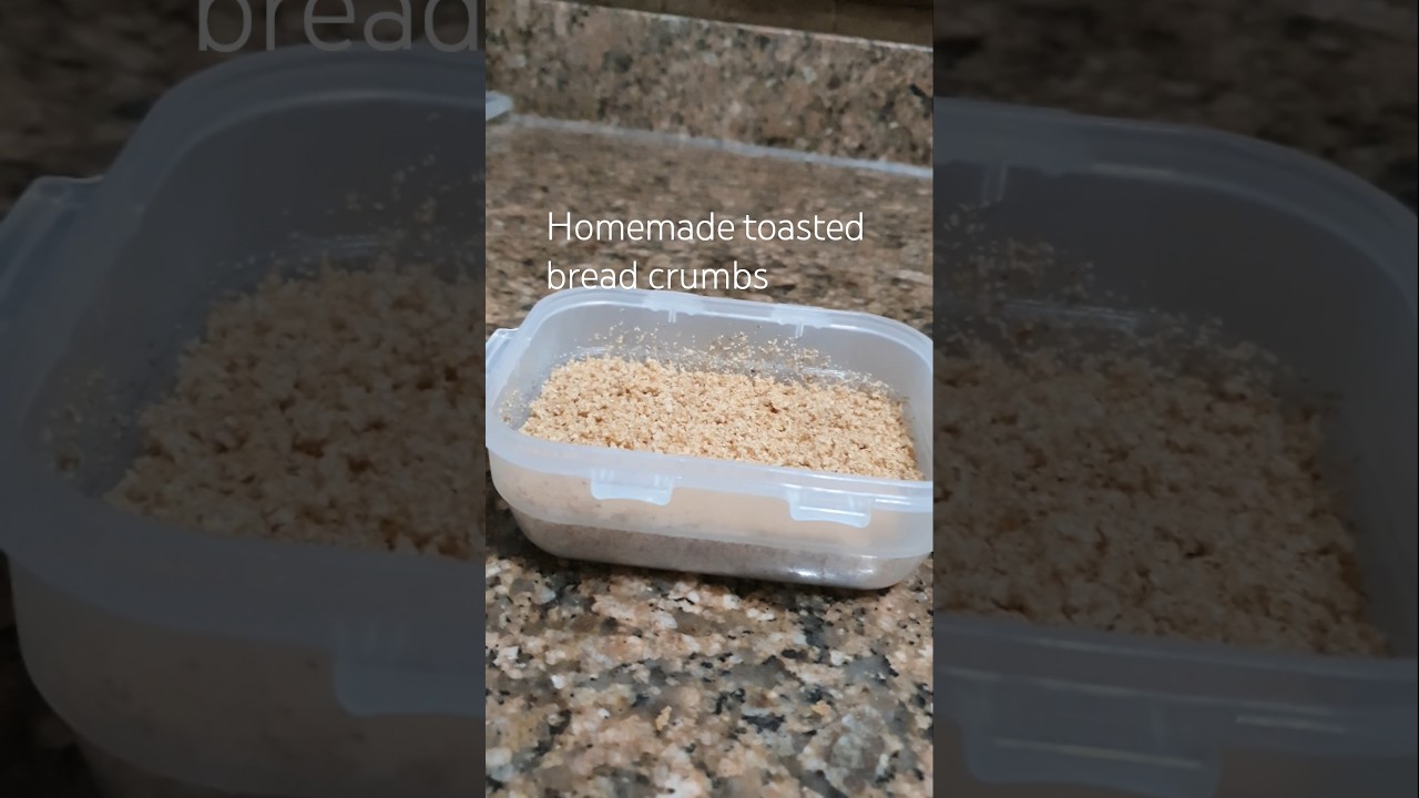 Toasted bread crumbs how to make bread crumbs recipe