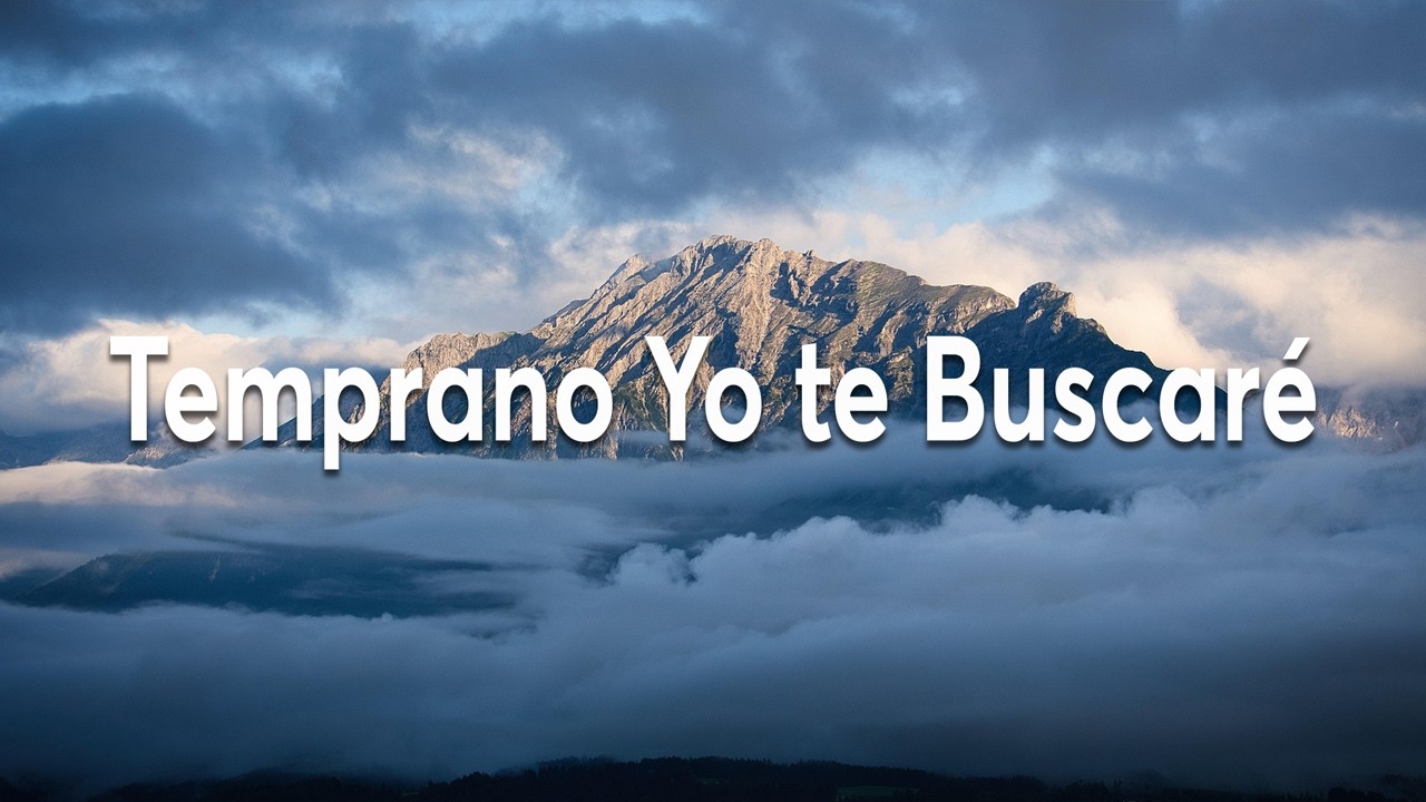 Temprano Yo te Buscaré - Lyrics Video