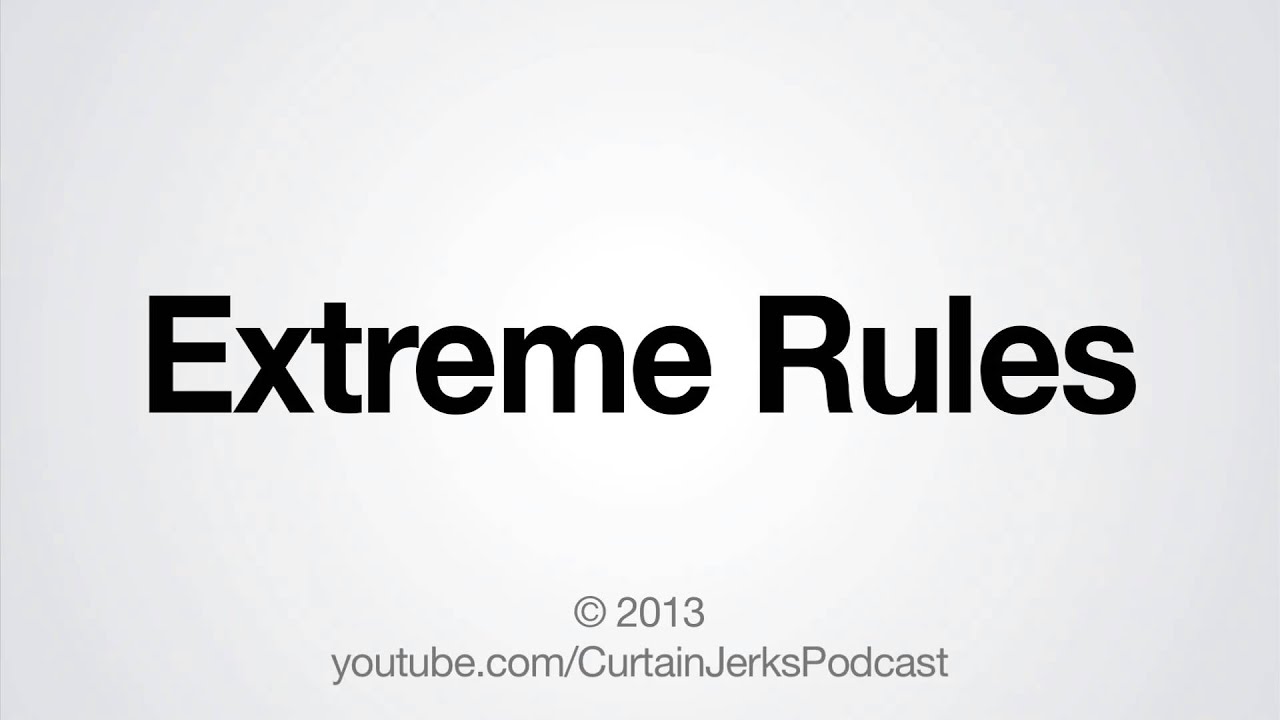 Triple H pronounces Extreme Rules