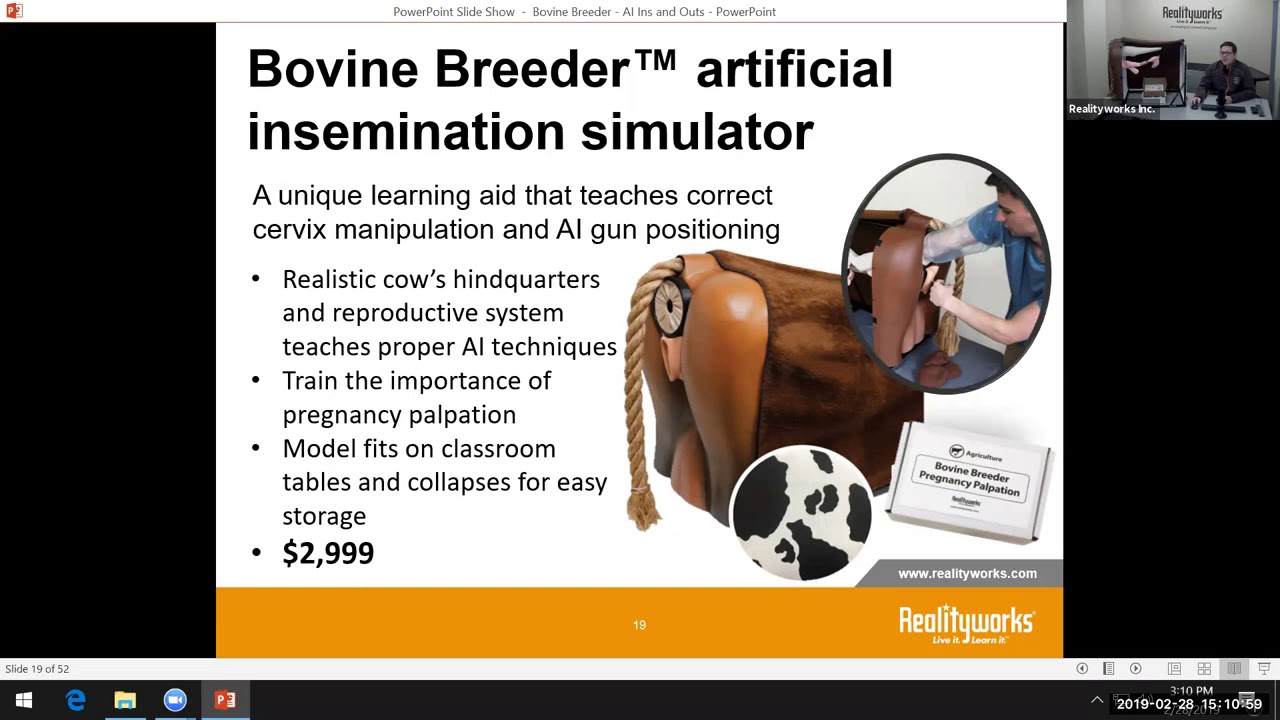 The Ins and Outs  Using Simulation to Teach Bovine Artificial Insemination