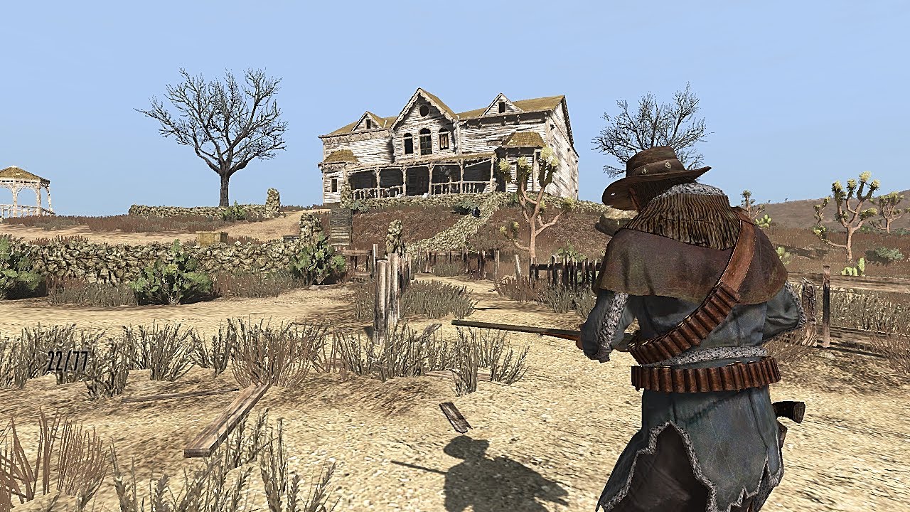 Red Dead Redemption 1 Online Gang hideouts gameplay-free aim