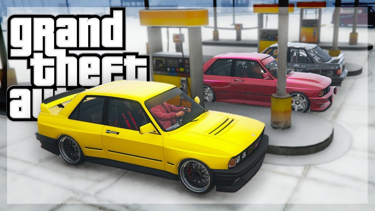 GTA 5 Online - CAR CRUISE, SNOW DRIFTING, TANDEM ATTEMPTS (Funny Moments/Fails)