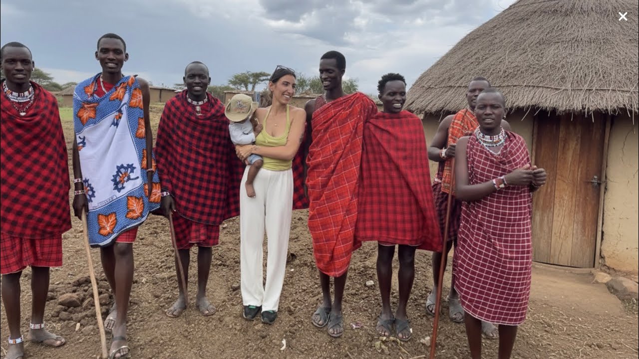 VISITING THE AFRICAN MAASAI VILLAGE