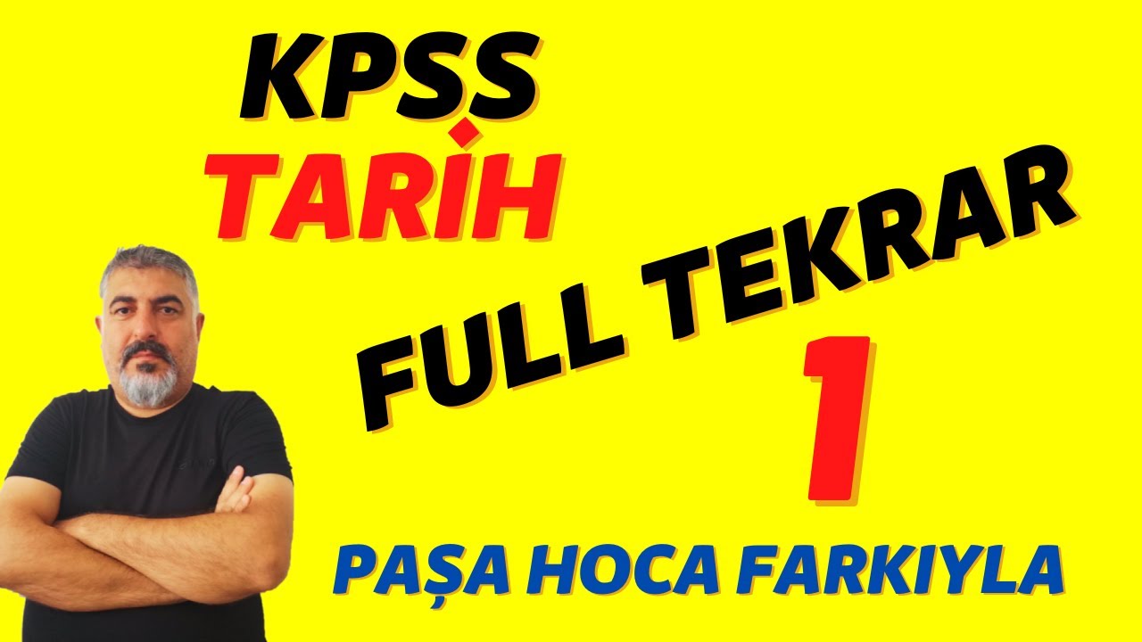 #kpss KPSS TARİH FULL TEKRAR PAŞA HOCA FARKIYLA