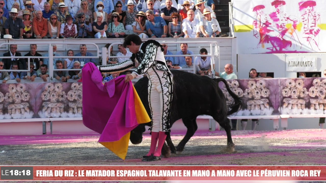 Feria du riz à Arles : l'espagnol Talavante en mano a mano avec le péruvien Roca Rey