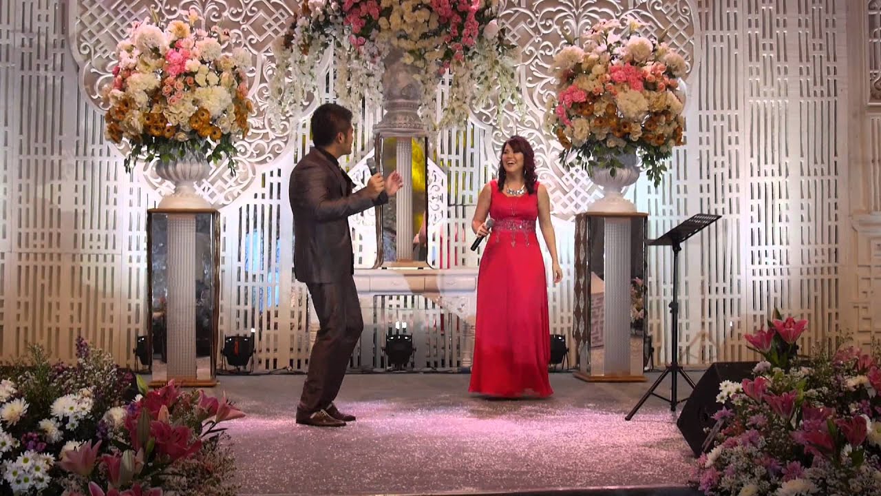 ShiLi & Adi performs Can't Take My Eyes (in Makassar with Big Band)