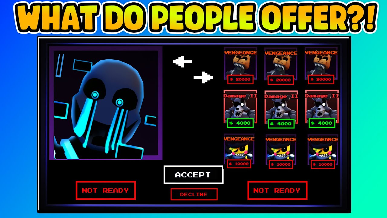 What Do People Offer for GLITCHED PUPPETEER?! (Five Nights TD)