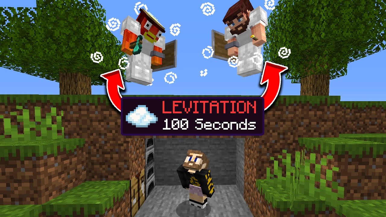 Minecraft Manhunt, But When I Crouch The Hunters Get Levitation