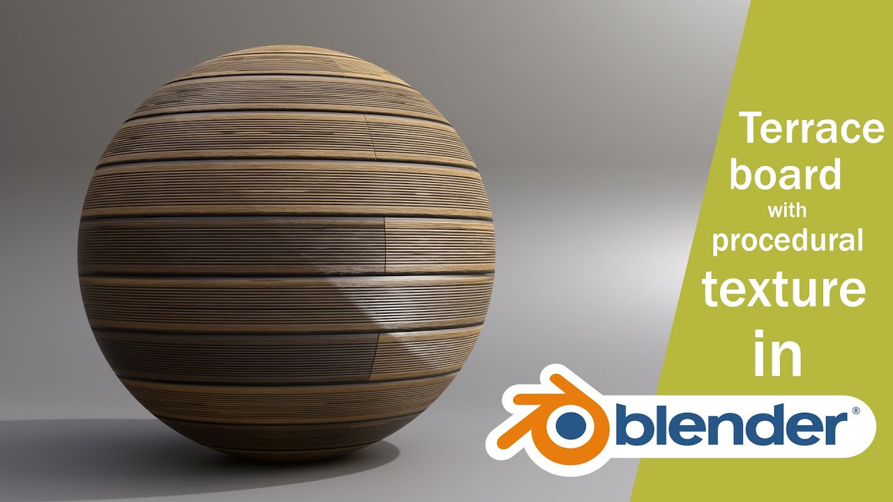 Blender -  Procedural Terrace wood board