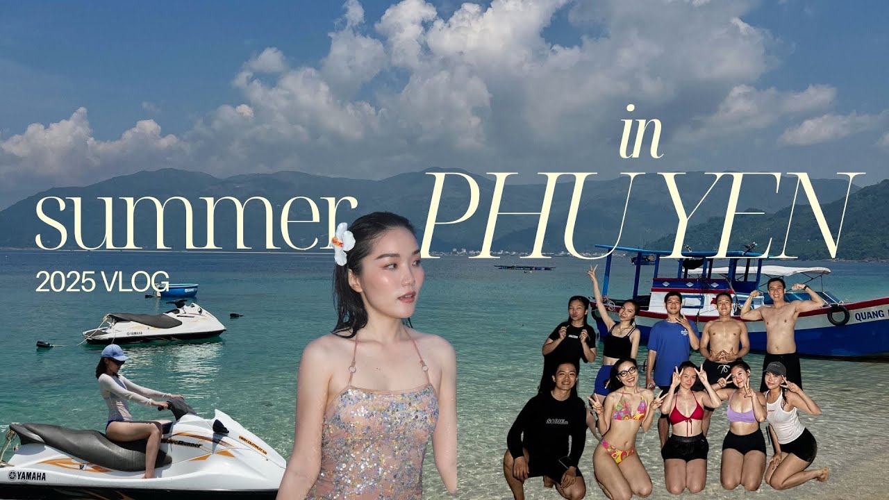 PHÚ YÊN 4 NGÀY 3 ĐÊM | Summer Trip Cùng Hội Bạn Thân | Biển Trong Xanh & Đồ Ăn Siêu Rẻ🌊☀️