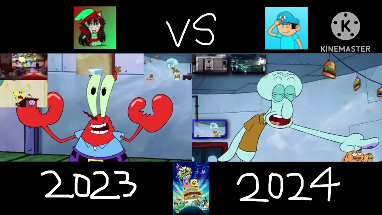 Sparta Gamma remix 2 parison SpongeBob movie 2004  TeFasthorsetehSpartan vs AnthoBroProductions