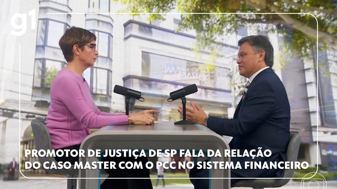 Promotor de Justiça de SP fala da relação do Caso Master com a entrada do PCC no sistema financeiro