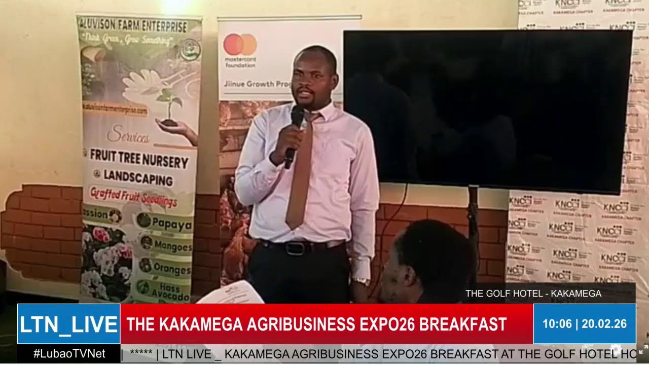 LIVE _ KAKAMEGA AGRIBUSINESS & TRADE EXPO26 BREAKFAST AT THE GOLF HOTEL KAKAMEGA