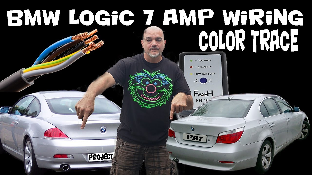 BMW logic 7 amp wire colors traced polarity tester FH--168