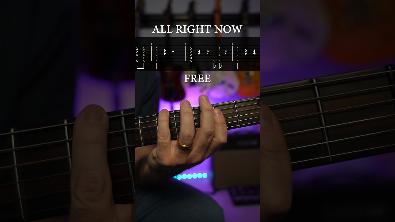 All Right Now Free Guitar Riff with Tab