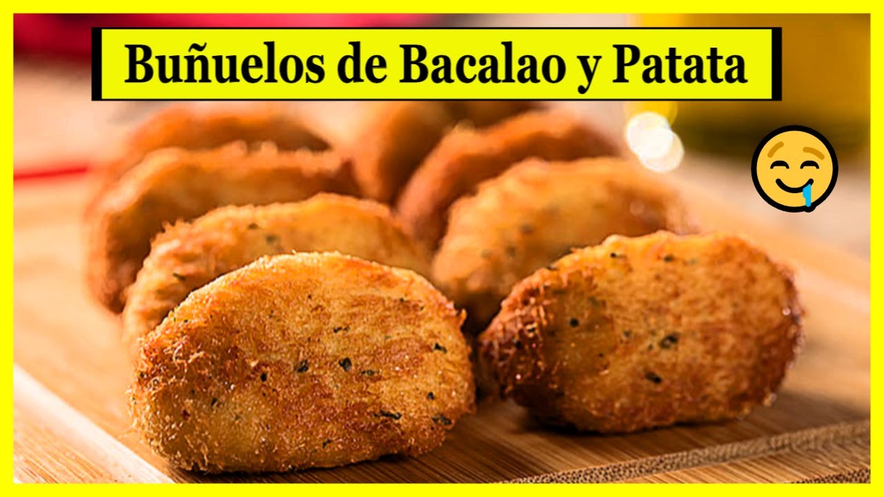 Buñuelos de Bacalao y Patata Súper Cremosos 😋👍