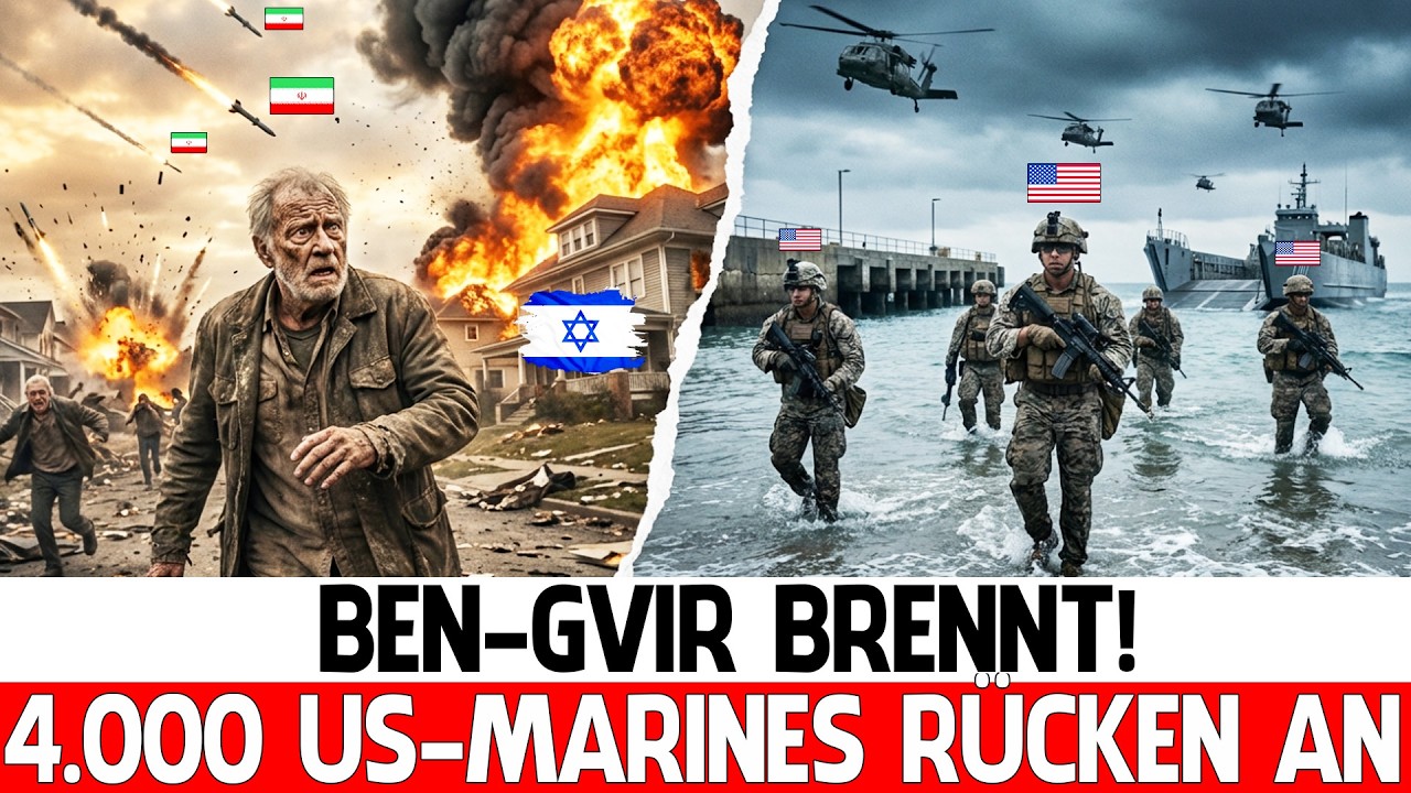 Angriff auf Ben-Gvirs Haus & Netanjahus Bunker: US Navy schickt 4.000 Marines nach Hormus!
