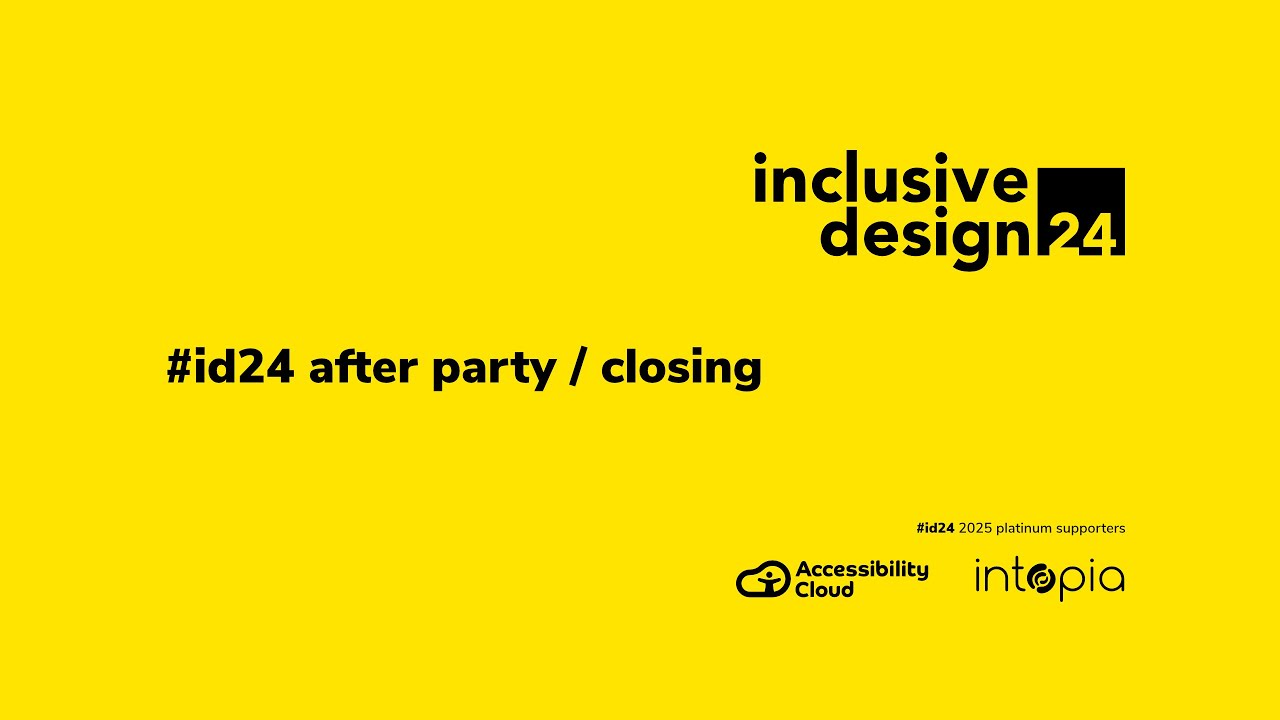 The after party / closing #id24 2025