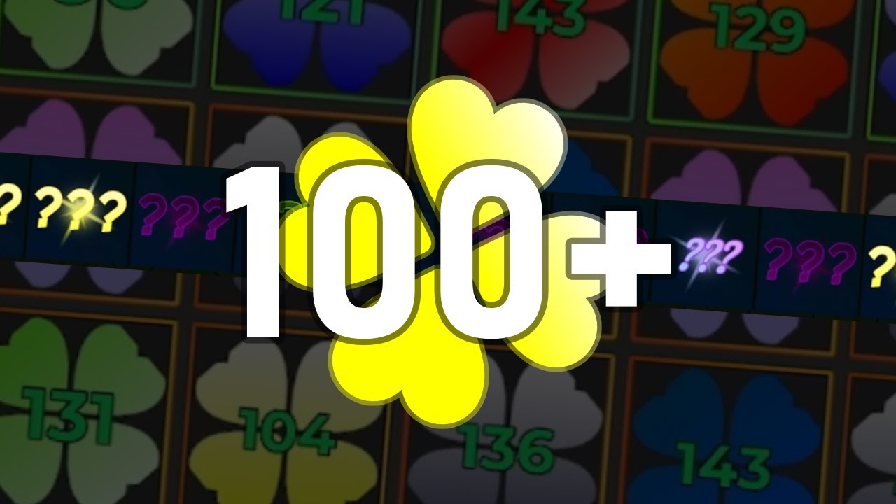 using 100+ OP clovers in fortunes end!