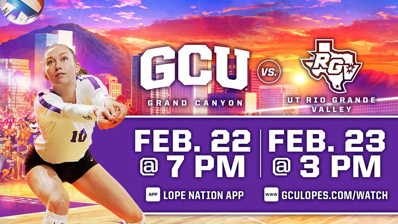 GCU Women's Volleyball vs UT Rio Grande Valley  |  Feb.22, 2021