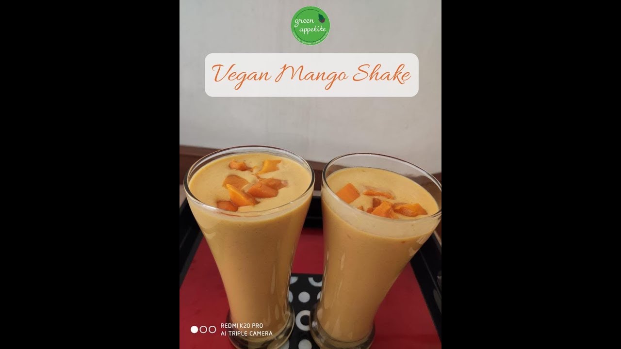 #Vegan #Mango #Milk #Shake