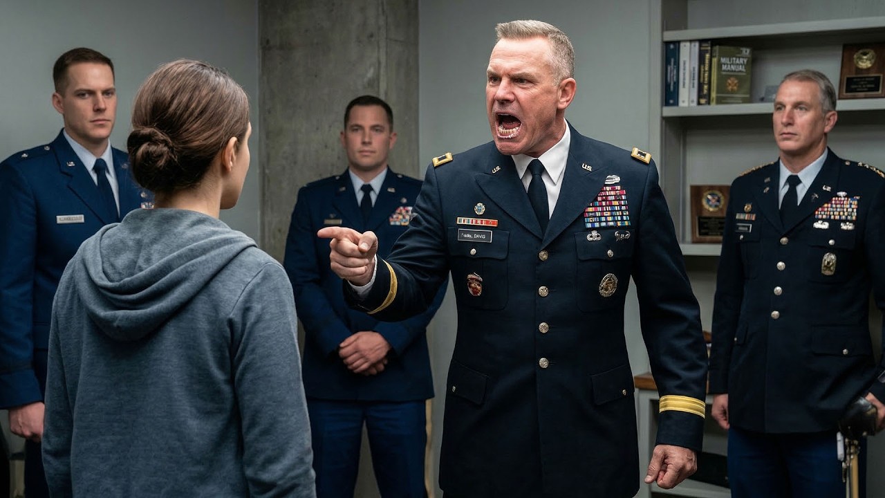 “Get the F*ck Out of My Briefing!” The Major Yelled at the Woman,the Pentagon Sent Her True Identity