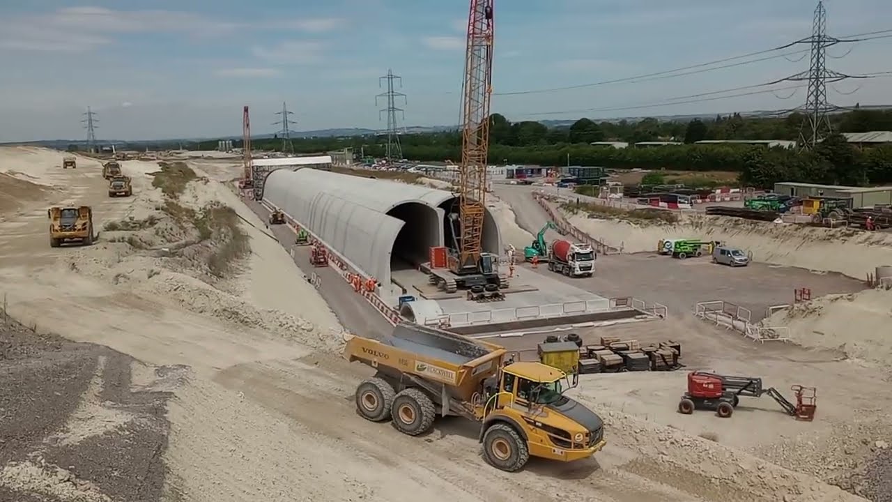Wendover is where the HS2 action is most visible today!!