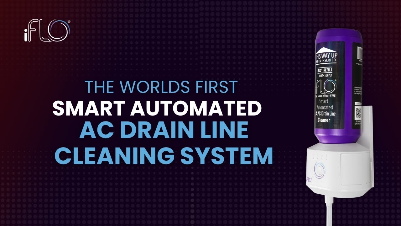 iFLO Smart Automated AC Drain Line Cleaning System