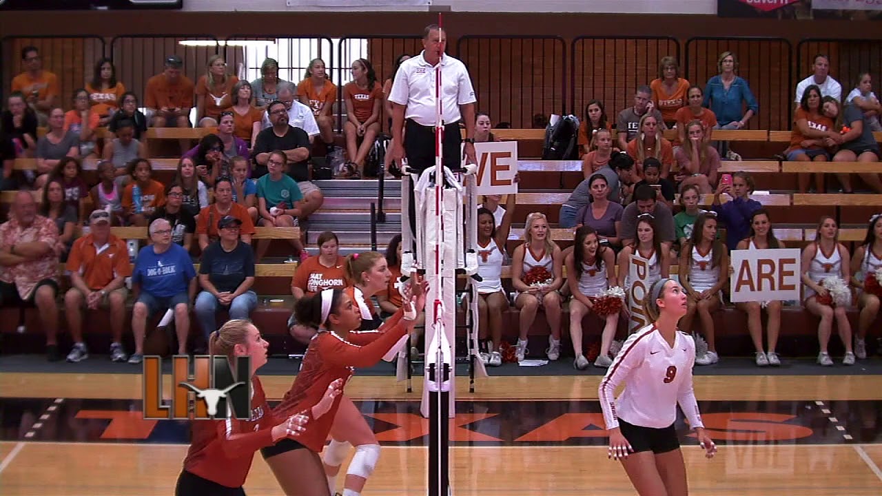 Texas Volleyball Orange-White Scrimmage LHN Highlights [Aug 21, 2017]