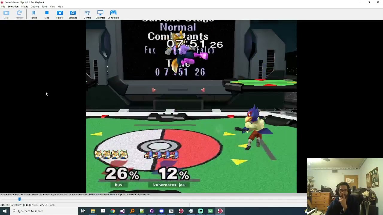 Fiction Melee Lesson ft. Posh - Falco vs Fox